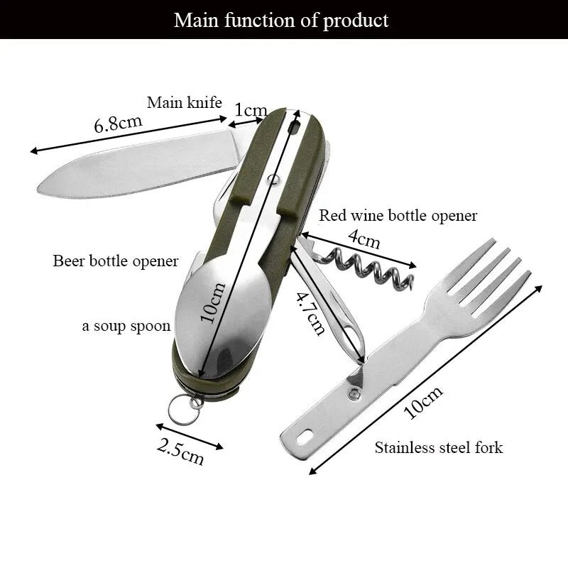 7 in 1 Camping Tableware